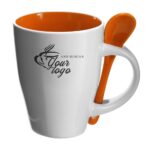 Keramička šalica sa žlicom Eduardo