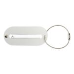 Aluminium luggage tag Isa