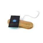 Bamboo wireless charger Tatum - Slika 5