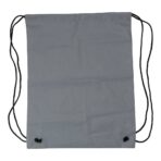Synthetic fibre (190D) reflective drawstring backpack Melila - Slika 2