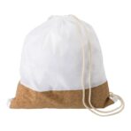 rPET and cork drawstring backpack Elodie - Slika 4