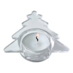 Glass tea light holder Casey