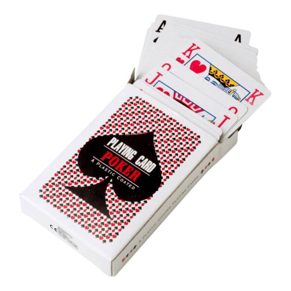 Cardboard box with playing cards Anton