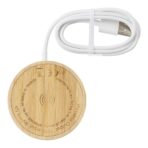 Bamboo wireless charger Riaz - Slika 2