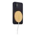 Bamboo wireless charger Riaz - Slika 3