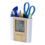 Bamboo penholder with clock Hassan - Slika 4