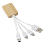 Bamboo charging cable Brandan - Image 4