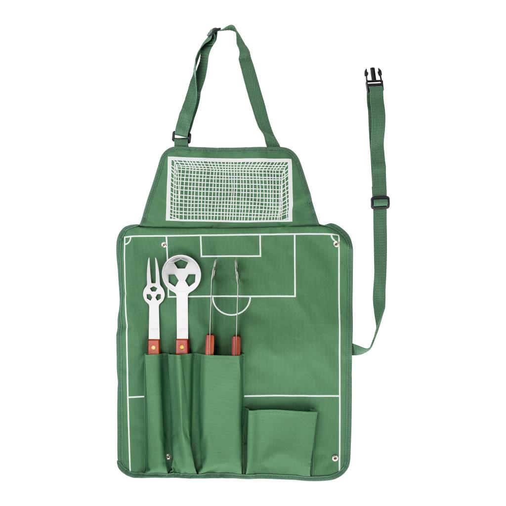 g00G7400-00G004999999-0 Nylon (600D) apron with barbecue set Christina - Image 1
