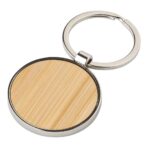 Bamboo and metal key chain Tillie - Image 4