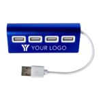 Aluminium USB hub Leo