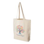 Cotton (250 gr/m²) shopping bag Selma - Image 4