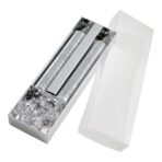 Two glitter candles with glass holder Alexia - Image 3