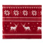 Polar fleece reindeer blanket (180 gr/m2) Jane