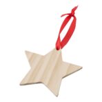 Wooden Christmas ornament Star Caspian