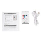 Plastični LED zvučnik Luna