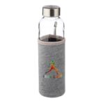 Glass bottle (500 ml) with neoprene sleeve Nika
