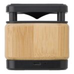 Bamboo and ABS wireless speaker and charger Nova - Slika 3