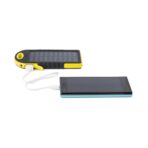 Rubberized ABS solar power bank Aurora - Image 4