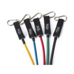 Set of five fitness elastics in polyester (210D) drawstring bag Josephine - Slika 7