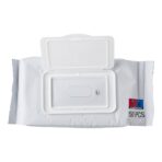 Pouch with 50 wet tissues (75% alcohol) Estella - Slika 4