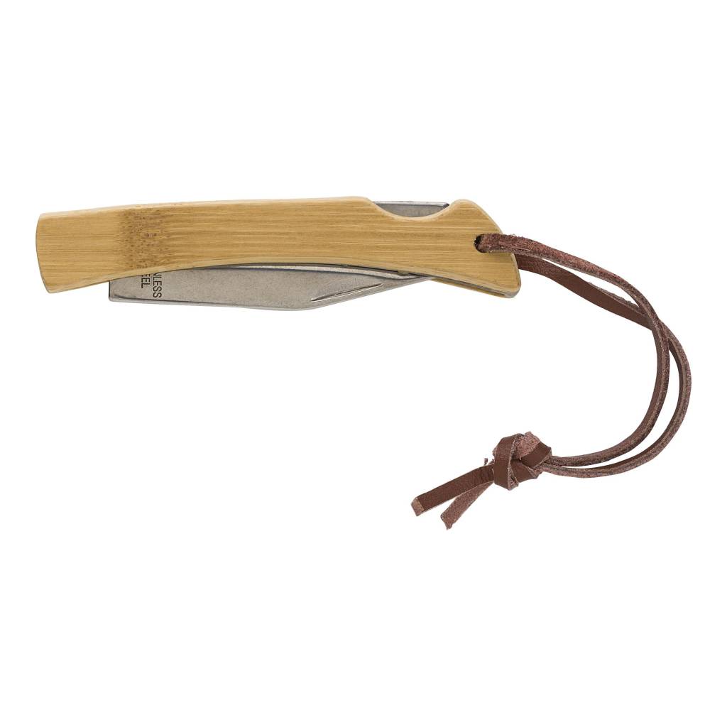 g00G966190-00G011999999-0 Stainless steel and bamboo foldable knife Beckett - Image 1
