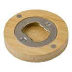 Bamboo magnet with bottle opener Ace - Image 2