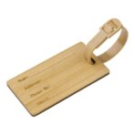 Bamboo luggage tag Shawn - Image 3