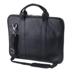 Leather laptop bag Michael
