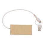 Aluminium and recycled paper USB hub Paulo