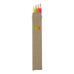 Wooden highlighter pencil set Kaden - Image 2