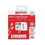 SKROSS World Travel Adapter MUV 65W PD with USB C Cable - Slika 12