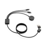 Terra RCS rPET 6-in-1 charging cable with watch charger