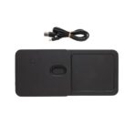 Swiss Peak 3 in 1 RCS recycled PU wireless charger desk tray - Image 5
