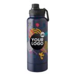 Stainless steel double-walled drinking bottle 1000 ml Nathaniel - Image 6