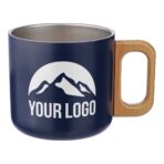 Recycled stainless steel double-walled mug 400 ml Dwight - Image 11