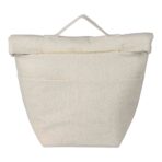 Recycled cotton (220 gsm) rolltop cooler bag Faith - Image 4