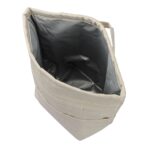 Recycled cotton (220 gsm) rolltop cooler bag Faith - Image 5