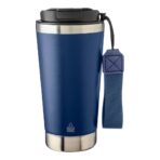 Recycled stainless steel double-walled drinking mug 500 ml Kayla