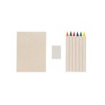 Micki GRS infinity 6pc colouring pencil set with notepad - Image 3