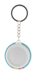KeyBadge RPET Mini pin button keyring - Image 6