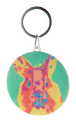 KeyBadge RPET Maxi pin button keyring - Image 4