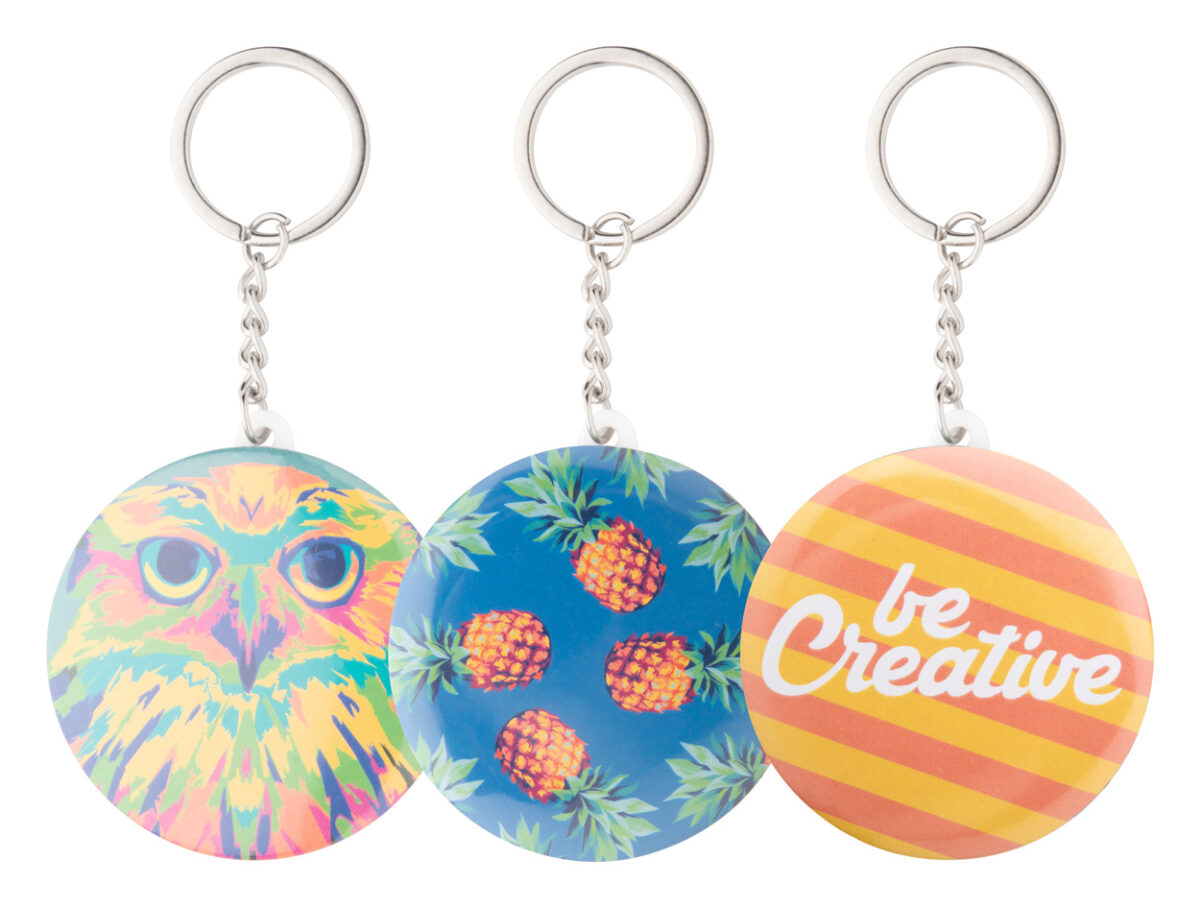 KeyBadge Bottle pin button keyring - Image 5