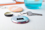 KeyBadge Bottle pin button keyring - Image 12