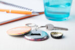 KeyBadge Bottle pin button keyring - Image 13