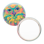 BeautyBadge pin button pocket mirror - Image 3