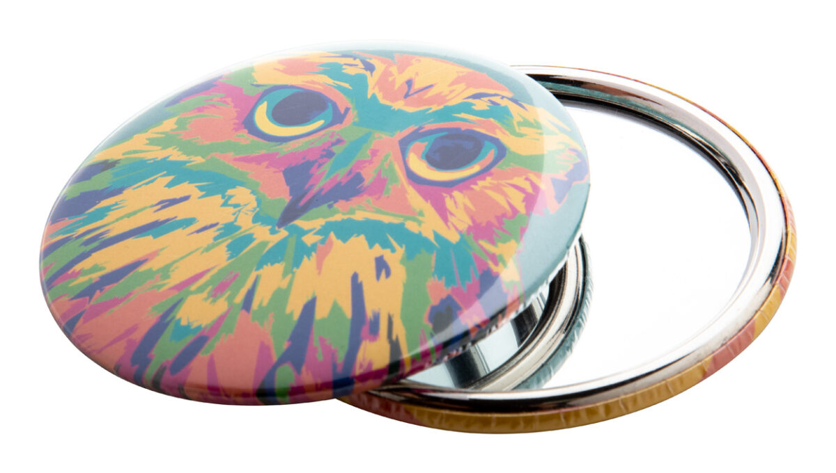 BeautyBadge pin button pocket mirror - Image 2