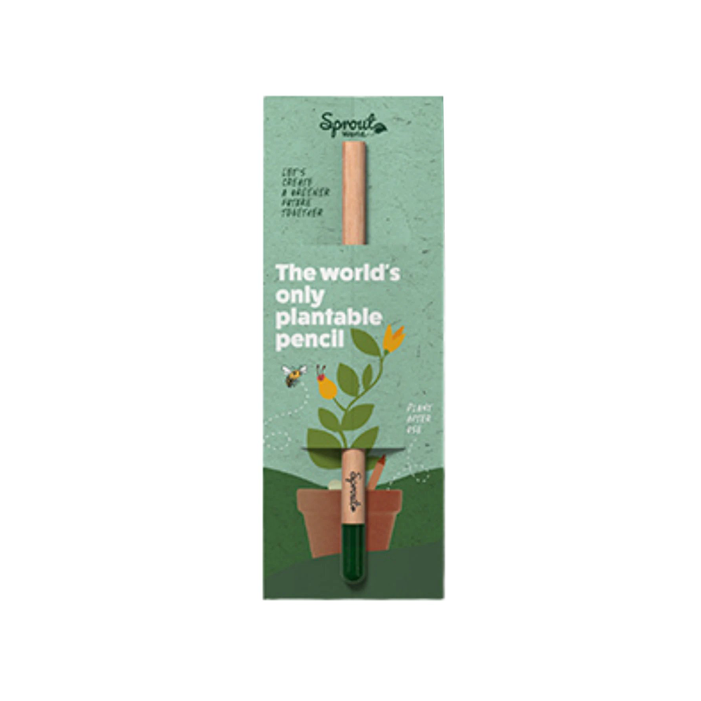 SPROUT - Mini Pencil with Pin-on Card