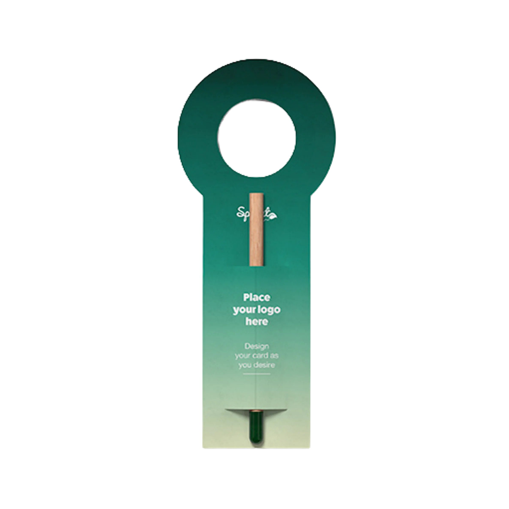SPROUT - Mini Pencil with Door Hanger / Bottle Tag Card