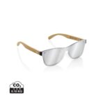 Prism RCS recycled plastic sunglasses with bamboo frame - Slika 2