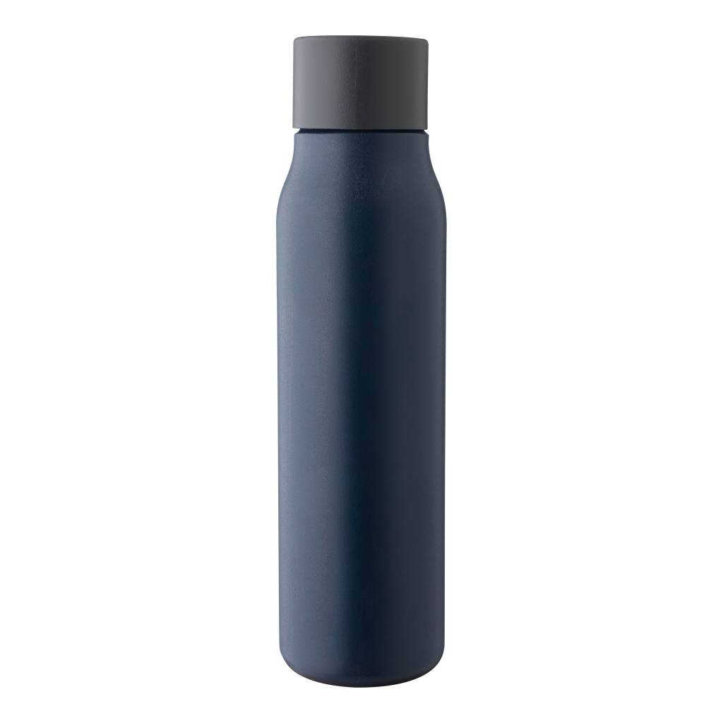 g00G1202790-00G005999999-0 Recycled stainless steel double-walled drinking bottle (600 ml) Cassian - Image 1